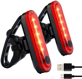 Bike Krachtige Oplaadbare Cob Led Usb Mountainbike Achterlicht Achterlicht Mtb Veiligheid Waarschuwing Fiets Achterlicht Fiets Lamp #30