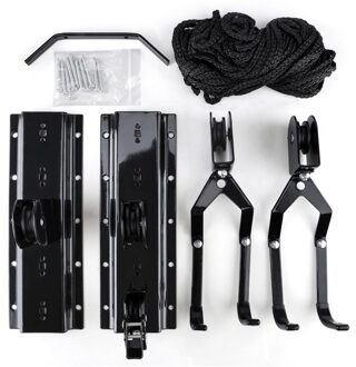 Bike Lift Plafond Hoist Voor Fiets Hangers Voor Garage Opslag Overhead Wall Mount Rack Bike Haken Opknoping Katrol Systeem Fiets