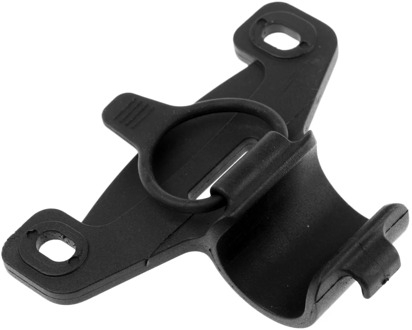 Bike Mini Pump Bracket Cycling Pump Holder Bicycle Frame-Mounted Pump Bracket Clip for MTB Mountain Road Bike - Black