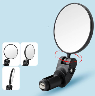 Bike Rearview Mirror 360 Rotation Adjustable Wide Angle Cycling Rear View MTB Road Bike Bicycle Handlebar Mirrors