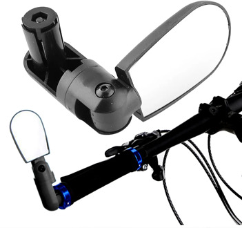Bike Rearview Mirror 360 Rotation Adjustable Wide Angle Cycling Rear View MTB Road Bike Bicycle Handlebar Mirrors