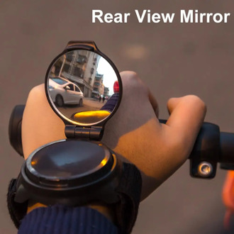 Bike Safety Rearview Mirror 360 Degree Adjustable Cycling Rear View Mirror Wrist Band Rear View Mirror Bicycle Wearable Rear Vie