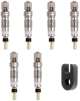 Bike Tire Valve Core Set Bicycle Tyre Air Valve Core Repair Tool Kit Replacement for Presta