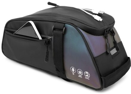 Bike Waterproof Rear Rack Bag Cycling Backpack Shoulder Bag