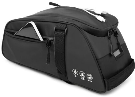 Bike Waterproof Rear Rack Bag Cycling Backpack Shoulder Bag