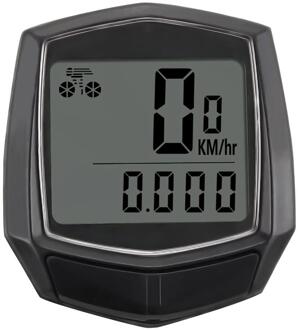 Bike Wired Stopwatch Fiets Computer Multifunctionele Snelheidsmeter Kilometerteller Sensor Outdoor Sport Accessoires Zwart Kilometerstand Sensor
