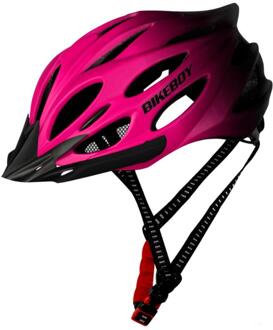 Bikeboy Cycling Helmet MTB Bicycle Ultralight Helmet Outdoor Sport Racing Men Women In-mold Road Bike Mountain Bike Helmet Gradient roze