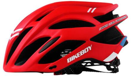 Bikeboy Cycling Helmet MTB Bicycle Ultralight Helmet Outdoor Sport Racing Men Women In-mold Road Bike Mountain Bike Helmet rood