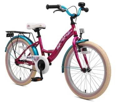 BIKESTAR® Premium Fiets 20 Berry Turquoise Kleurrijk