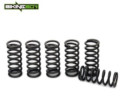 Bikingboy 8 Clutch Wrijving Platen + 7 Staal Separator Platen + 6 Springs WR450F 05 06 07 08 09 10 11 12 13 14 15 Wrf WR-F 450 6 stk Springs