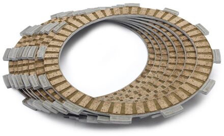 Bikingboy 8 Clutch Wrijving Platen + 7 Staal Separator Platen + 6 Springs WR450F 05 06 07 08 09 10 11 12 13 14 15 Wrf WR-F 450 8 stk Friction Plates