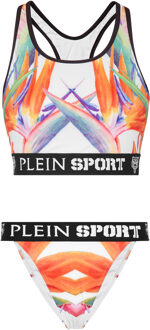 Bikini Flowers Wit/Multi - S