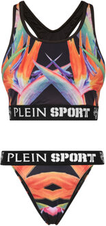 Bikini Flowers Zwart/Veelkleurig - M