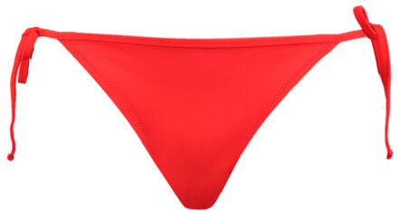 Bikinibroekje Dames Side Tie Rood-XL - XL