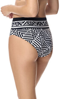 Bikinibroekje met hoge taille voor dames W231562 Zwart