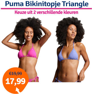 Bikinitopje Triangel Neon Pink-S - S