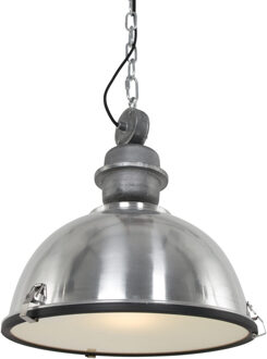Bikkel Hanglamp Staal Zilver
