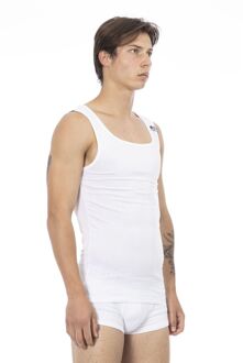 Bikkembergs Katoenen Tanktop Ondergoedbi22648 Wit - 2XL