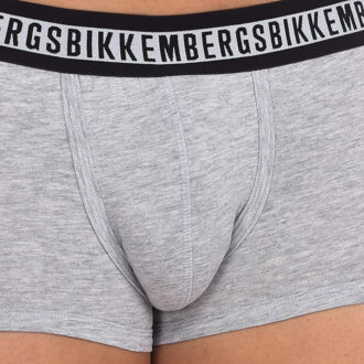 Bikkembergs Pack-2 Boxers Fashion Tape anatomische voorkant BKK1UTR08BI man Grijs - S