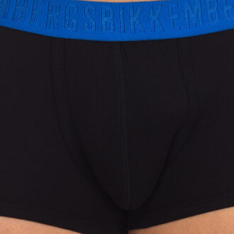 Bikkembergs Pack-2 Heren Anatomische Front Fashion Tape Boxers BKK1UTR04BI Zwart - S