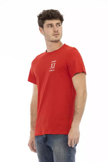 Bikkembergs Ronde Hals Korte Mouw T-shirt - maat M Rood