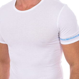 Bikkembergs Set 2 T-shirts van biologisch katoen - maat S Wit