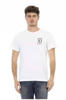 Bikkembergs Stijlvolle witte katoenen T-shirt Bikkembergs , White , Heren - Xl,L,M,S