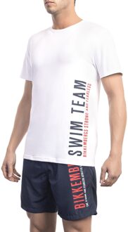 Bikkembergs T-shirt Heren Wit - S