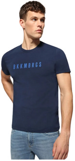 Bikkembergs T-Shirts Bikkembergs , Blue , Heren - M,Xs