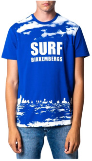 Bikkembergs T-Shirts Bikkembergs , Blue , Heren - S