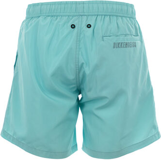 Bikkembergs Zwemshort Gradient Lichtblauw Blauw en wit