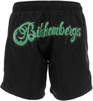 Bikkembergs Zwemshorts Bubble Graffiti Zwart - L