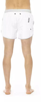 Bikkembergs Zwemshorts met logodetail Wit - XL