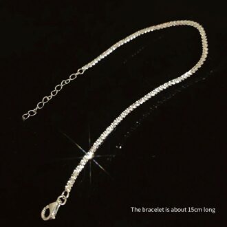 Bilandi Mode-sieraden Vrouwen Armband Populaire Stijl Enkele Een Laag Glanzende Sprankelende Armband Voor Meisje armband nee 1