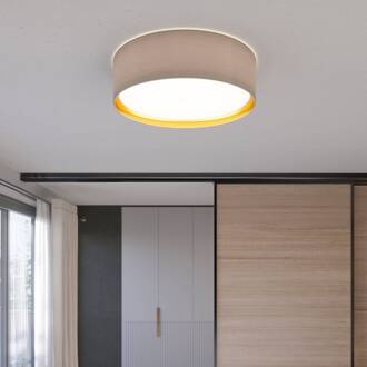 Bilbao plafondlamp, grijs/goud, Ø 60 cm grijs, wit, goud