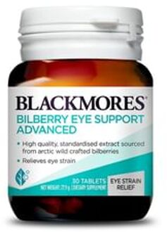 Bilberry Eye Support Advanced 30 Tablets