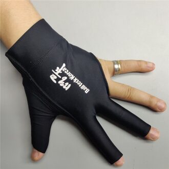 Biljart Handschoen Linkerhand Medium Ballteck Korea Carambole Handschoen 3 Vingers Professionele Zwembad Handschoen Biljart Accessoires links hand- (zwart)