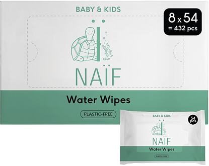 Billendoekjes - 8 X 54 - 432 Doekjes - Plastic Vrije & Biologisch