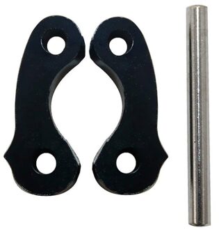 Billet Aluminium Klink Scharnier Draaipunten Achter Kwart Venster Met Paspen Voor Toyota Tacoma 1995-2004 Tundra 2000-2006 1 Paar (Zwart)