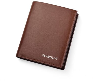 Billeteras Para Hombre Coin Purses Portafoglio Uomo Wallet Men Monedero Purse Tarjetero Carteira Masculina Billetera Cartera bruin Vertical