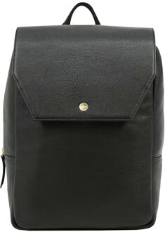 Billy Backpack 15" plain black Zwart - H 37 x B 27 x D 13 cm