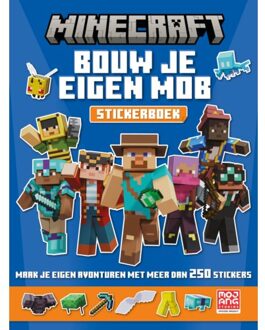 Billy Bones Minecraft Stickerboek - Bouw Je Eigen Mob - Minecraft - Mojang