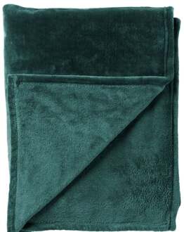 BILLY - Plaid 150x200 cm - flannel fleece - superzacht - Sagebrush Green - groen