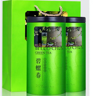 Biluochun Tea New Tea before the Rain Biluochun Cloud and Mist Alpine Green Tea Spring Tea Strong Fragrance Type 500G Gift Can