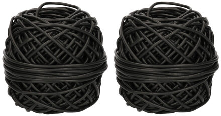 Bindbuis - 2x - 3 mm x 47 m - zwart - bindbuizen-binddraad