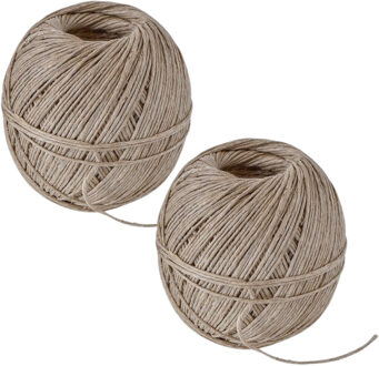 Bindtouw bolletje van 100 meter - 2x - hobby en klus materiaal - binddraad