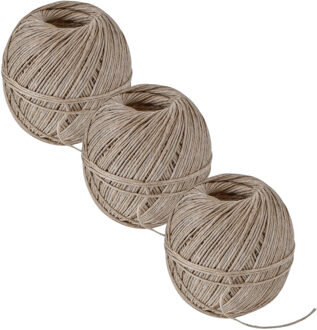 Bindtouw bolletje van 100 meter - 3x - hobby en klus materiaal - binddraad