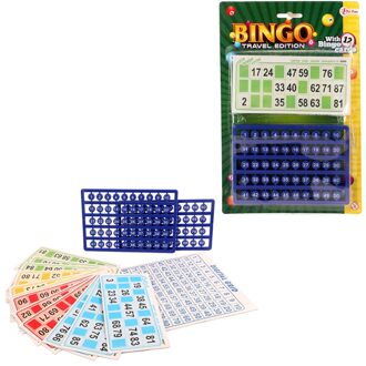 Bingo Reisspel Rood/blauw 30 Cm