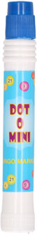 Bingostift - dikke punt - kleur blauw - Marker dikke stippen