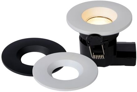 BINKY LED - Inbouwspot Badkamer - Ø 8,8 cm - LED Dimb. - 1x6,5W 3000K - IP65 - Zwart